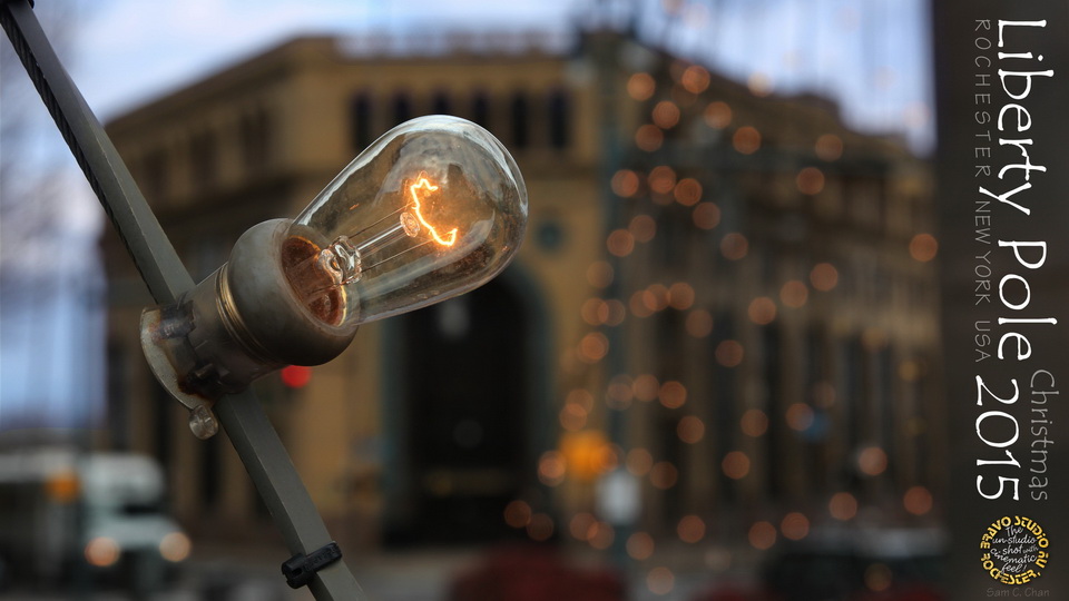Liberty Pole, Rochester, NY * Sam C. Chan * Bravo Studio * Christmas 2015